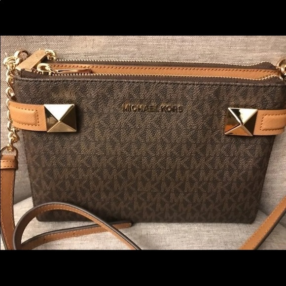 Michael Kors Bags Michael Kors Karla Brown East West Crossbody